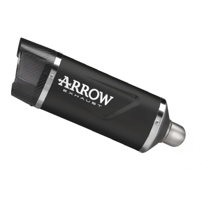 Arrow Indy Race EVO "DARK" Aluminum Silencer Exhaust w/ CF End Cap | Yamaha MT-09 / SP (2024-2025)